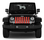 Moab Topography Map Canyon Lands Red Grille Insert