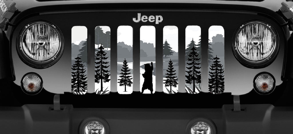 Mountain Bear Grille Insert
