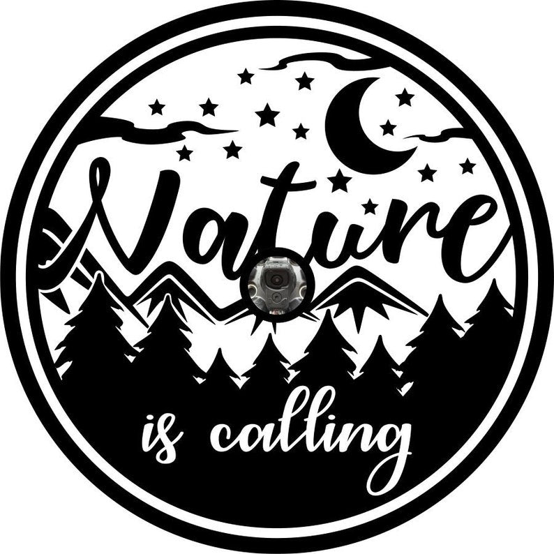 Nature is Calling Spare Tire Cover