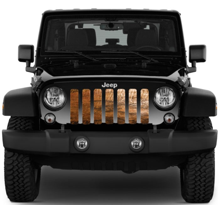 Nature's Beauty Cracked Wood Grille Insert