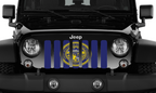 Nebraska State Flag Grille Insert