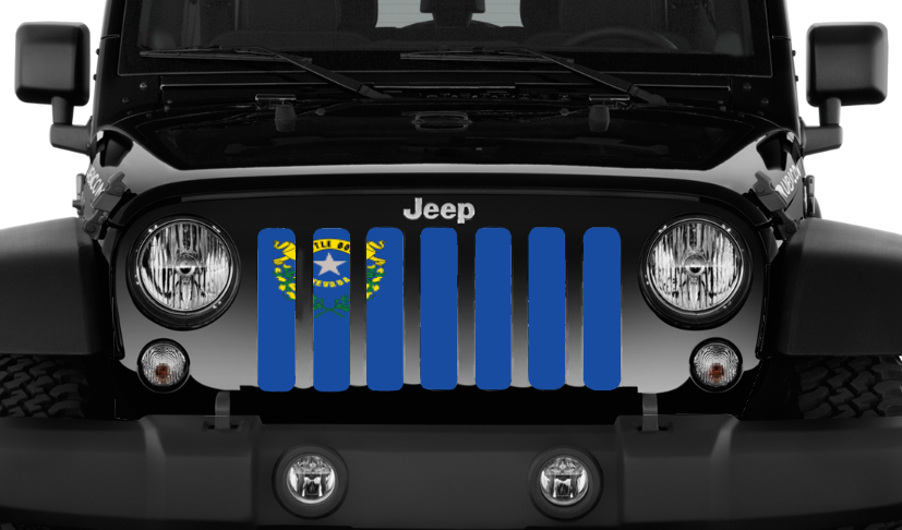 Nevada State Flag Grille Insert