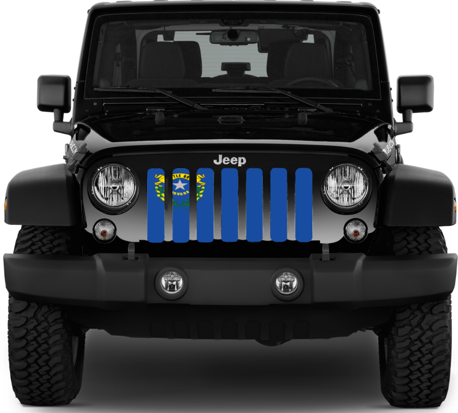 Nevada State Flag Grille Insert