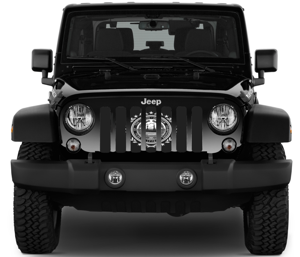 New Hampshire Tactical State Flag Grille Insert