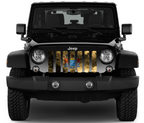 New Jersey Grunge State Flag Grille Insert