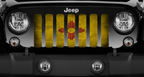New Mexico Grunge State Flag Grille Insert