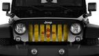 New Mexico Grunge State Flag Grille Insert