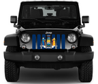 New York State Flag Grille Insert