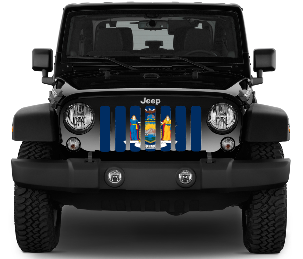 New York State Flag Grille Insert