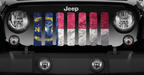 North Carolina Grunge State Flag Grille Insert