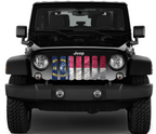 North Carolina Grunge State Flag Grille Insert
