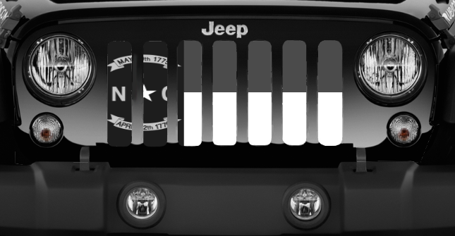North Carolina Tactical State Flag Grille Insert