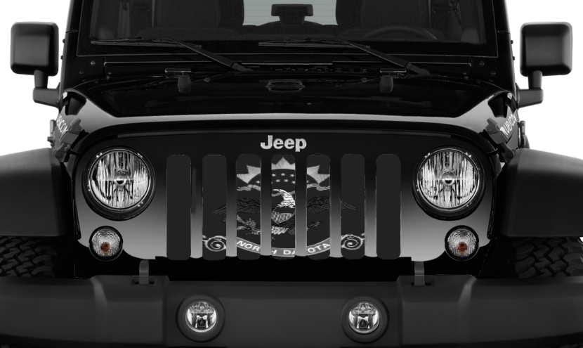 North Dakota Tactical State Flag Grille Insert