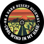 On A Dark Desert Highway Spare Tire Cover