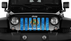 Oklahoma Grunge State Flag Grille Insert