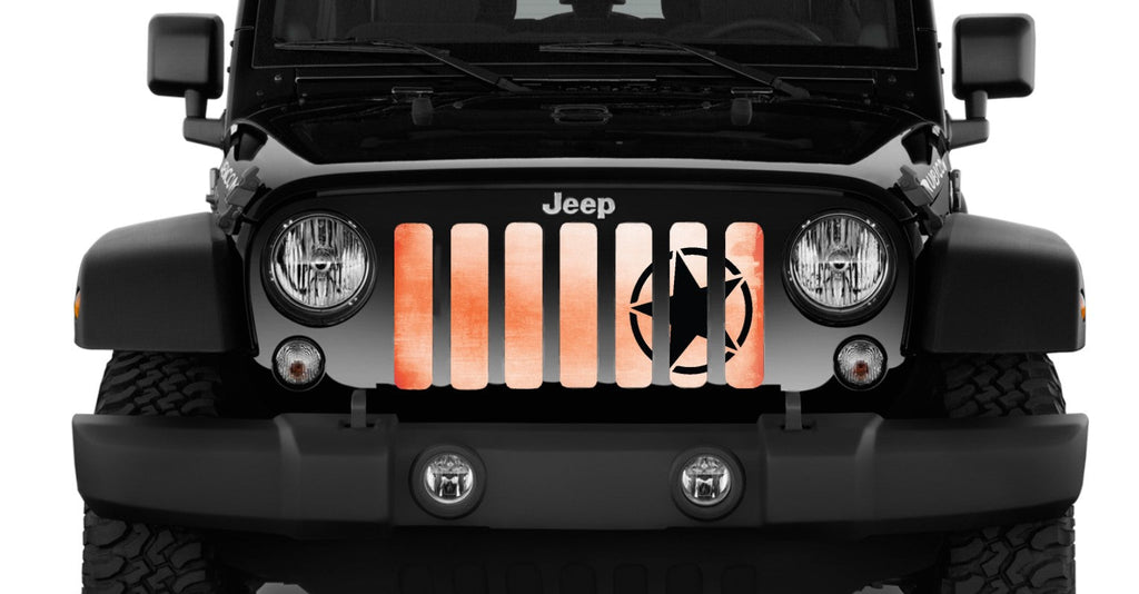 Oscar Mike Orange Ombre Grille Insert