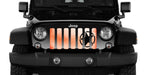 Oscar Mike Orange Ombre Grille Insert