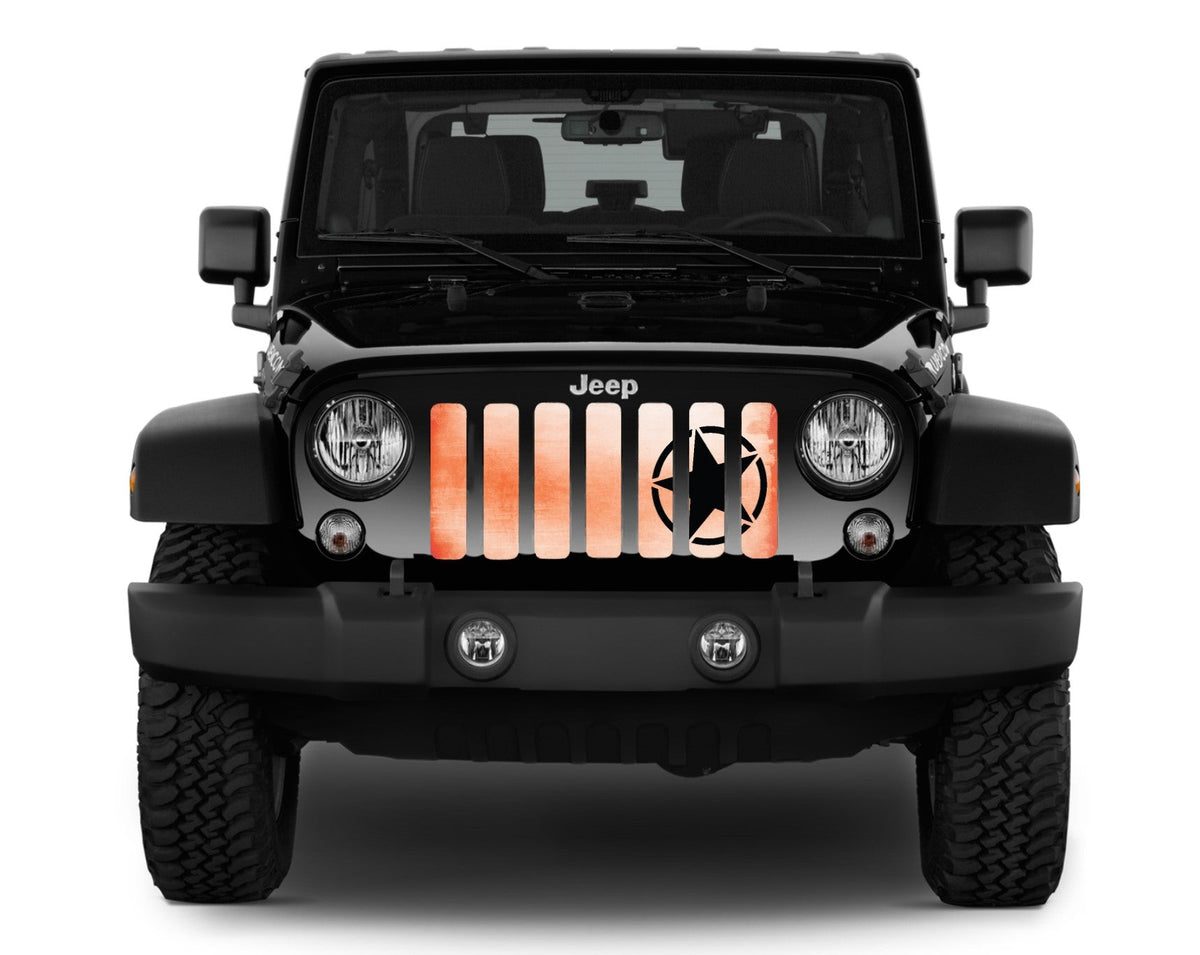 Oscar Mike Orange Ombre Grille Insert