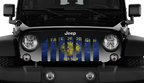 Oregon Grunge State Flag Grille Insert
