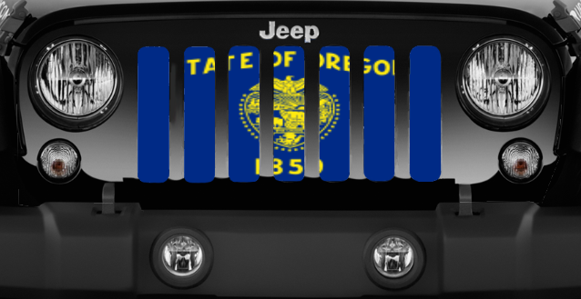 Oregon State Flag Grille Insert