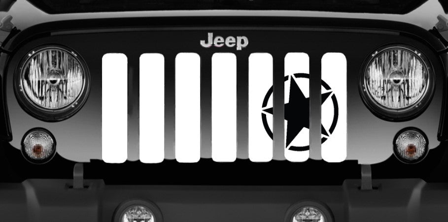 Oscar Mike Black Star Grille Insert