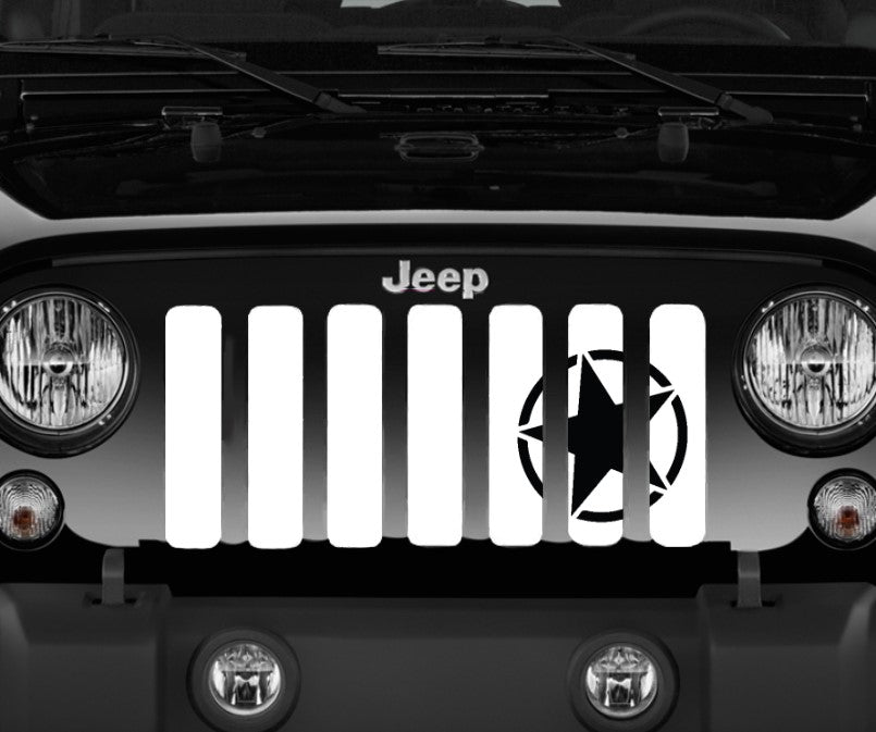 Oscar Mike Black Star Grille Insert