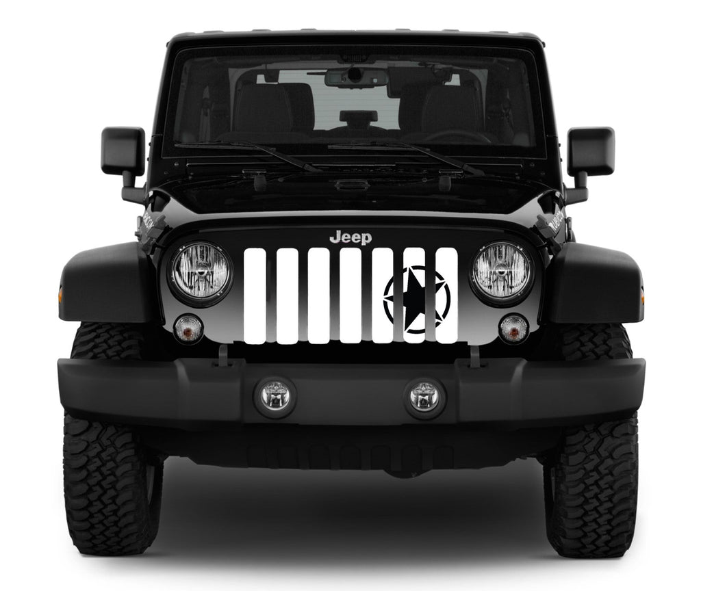 Oscar Mike Black Star Grille Insert