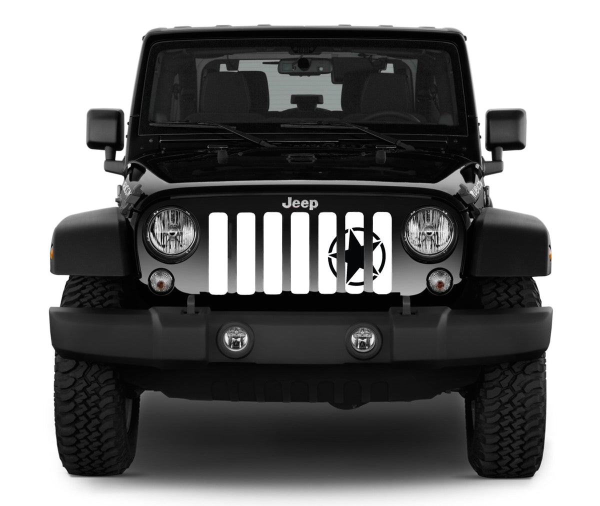 Oscar Mike Black Star Grille Insert