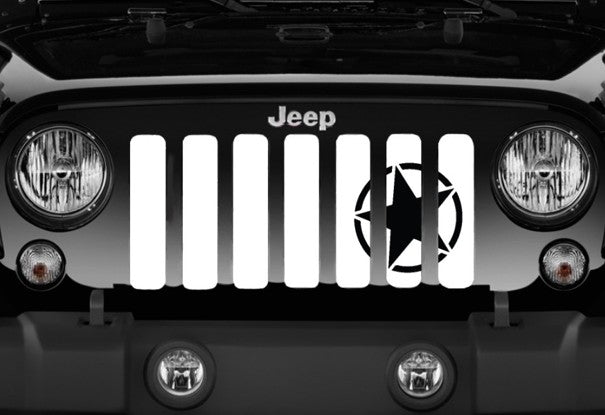 Oscar Mike Black Star Grille Insert