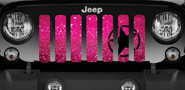 Oscar Mike Pink Fleck Grille Insert