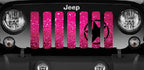 Oscar Mike Pink Fleck Grille Insert