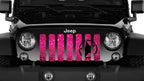 Oscar Mike Pink Fleck Grille Insert