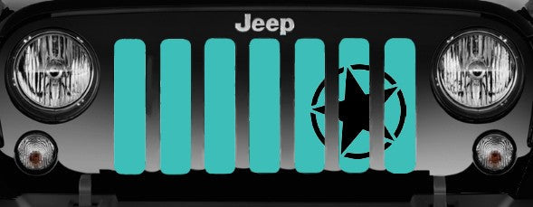 Oscar Mike Teal Grille Insert