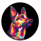 Pop Art Shepherd Spare Tire Cover