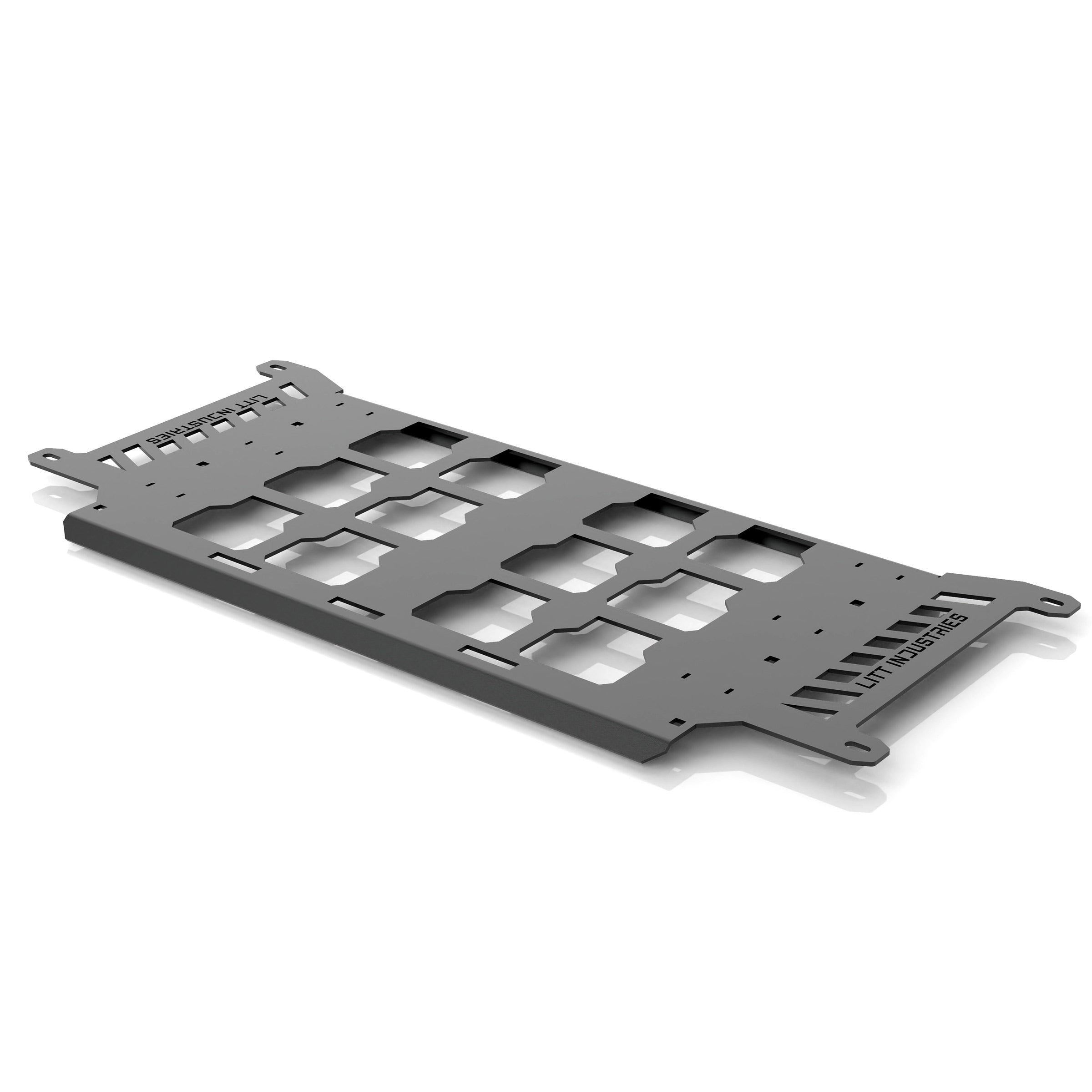 milwaukee packout mount plate aftermarket accessories utv half mount for polaris rzr xp 1000 or turbo or turbo s models top shelf by litt industries