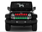 Pan African Flag Jeep Grille Insert