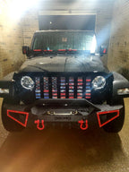 American Patriotic Tie Dye Grille Insert
