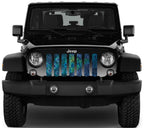 Peacock Feathers Grille Insert