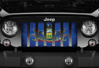Pennsylvania Grunge State Flag Grille Insert