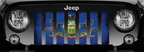 Pennsylvania Grunge State Flag Grille Insert