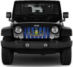 Pennsylvania Grunge State Flag Grille Insert