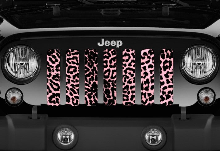 Pink Cheetah Print Grille Insert