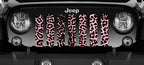 Platinum Pink Cheetah Print Grille Insert