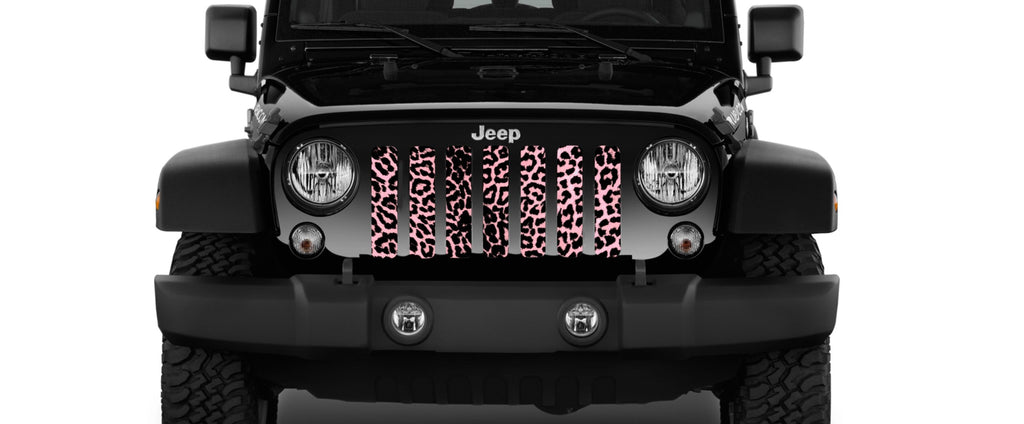 Pink Cheetah Print Grille Insert