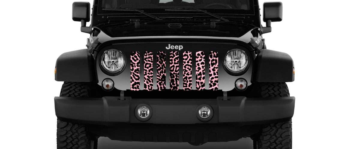 Pink Cheetah Print Grille Insert