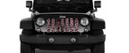 Platinum Pink Cheetah Print Grille Insert