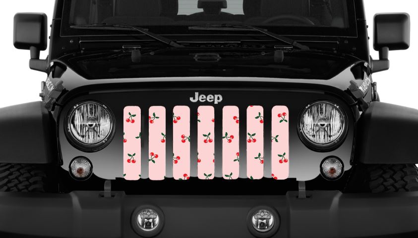 Pink Cherries Grille Insert