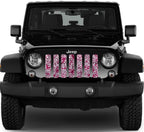 Pink Leopard Print Grille Insert