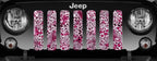 Pink Leopard Print Grille Insert