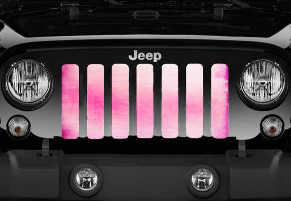 Pink Ombre Grille Insert